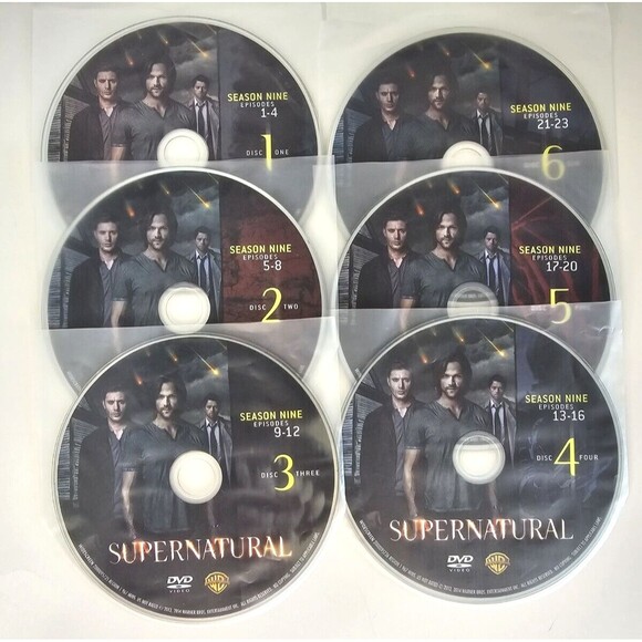 Supernatural TV Series Season 9 DVD DISC ONLY Drama, Fantasy, Horror - Picture 2 of 4